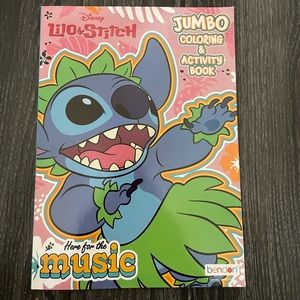 New disney bendon lilo and stitch colouring and activity book